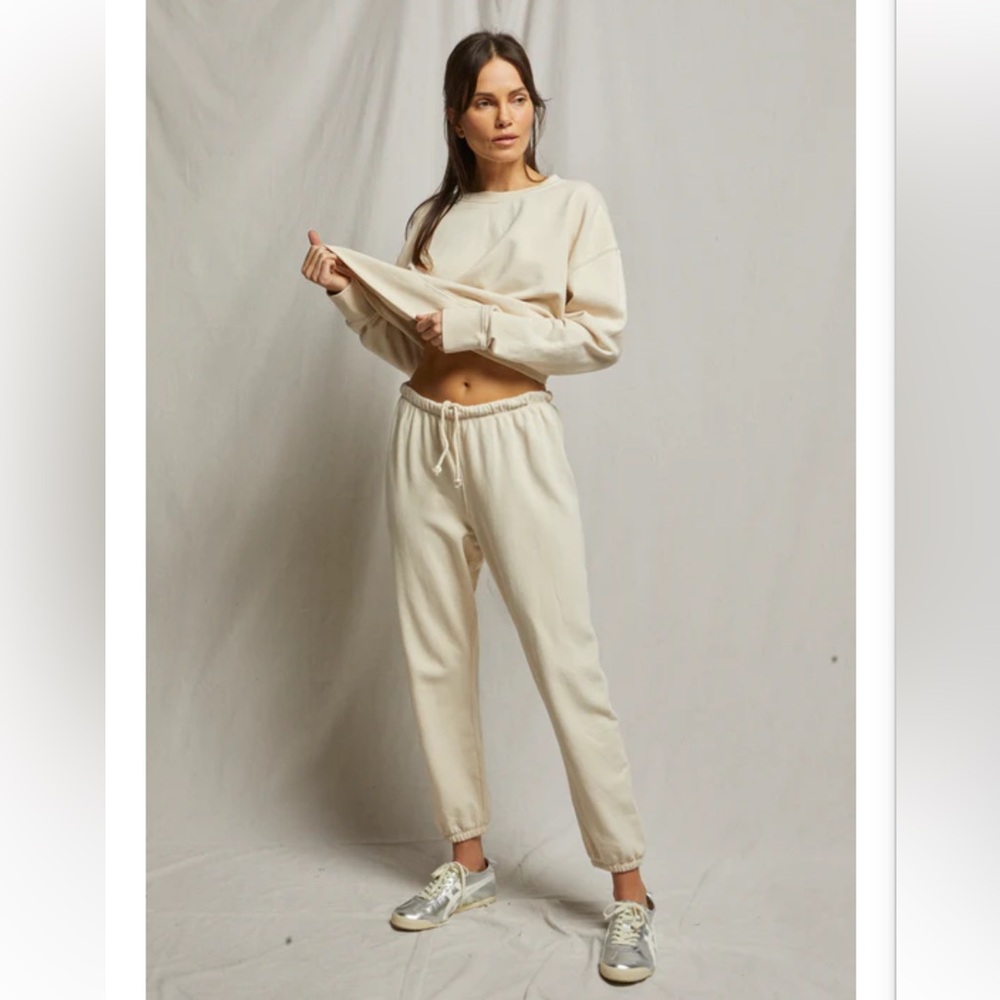 BNWT PerfectWhiteTee Johnny Sweatpants in Sugar - size Small